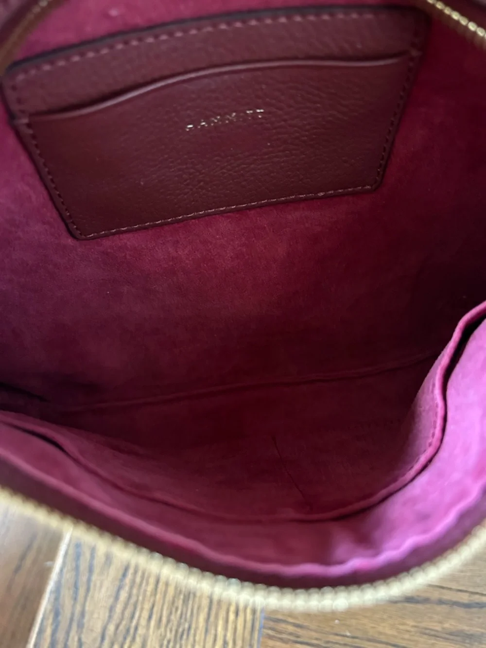 Hammitt VIP Medium Pomodoro Red Leather Crossbody nwot - Picture 9 of 10